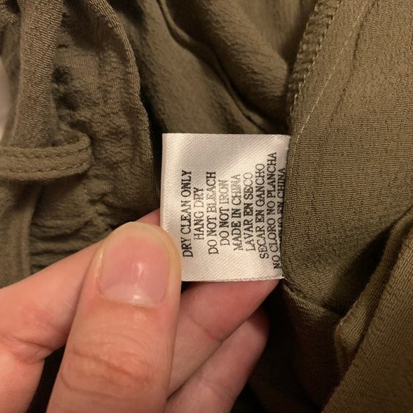 Shellsea Green High Waisted Front Tie Shorts - Picture 5 of 6